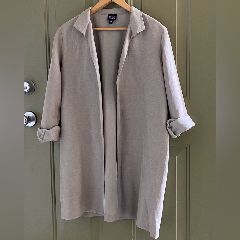Eileen Fisher Linen / Silk Duster.